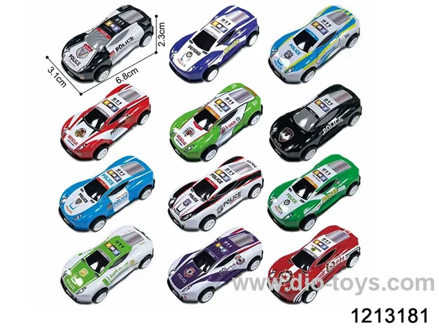 12pcs pull back tin car in OPP BAG
