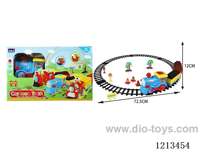 (GCC) B/O deformed track train (firewood+coal) (light +train sound)
