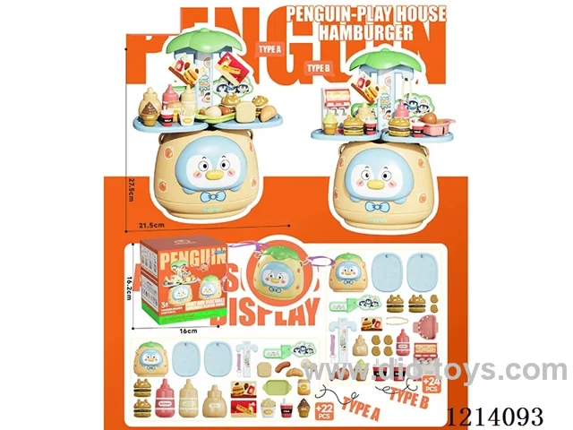 Backpack storage Burger Set