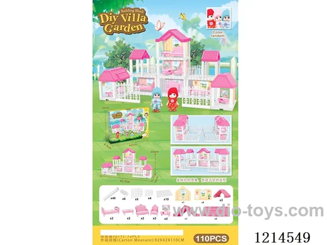 DIY villa set110PCS