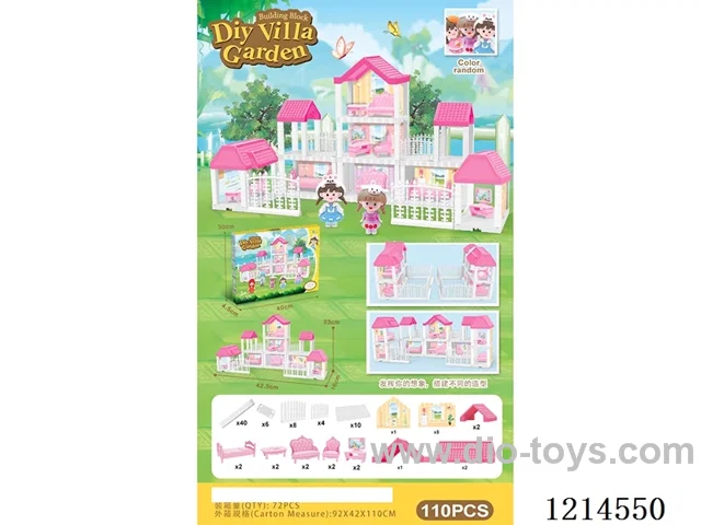DIY villa set110PCS