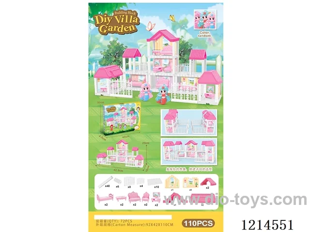 DIY villa set110PCS
