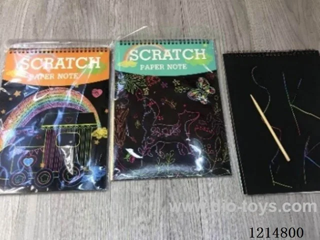 Large-Scratch Art (Black)(8+2)