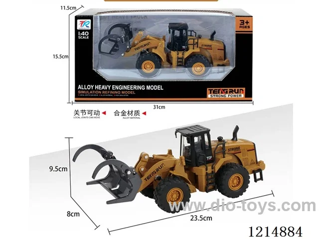 1:40 alloy wood grabber static model