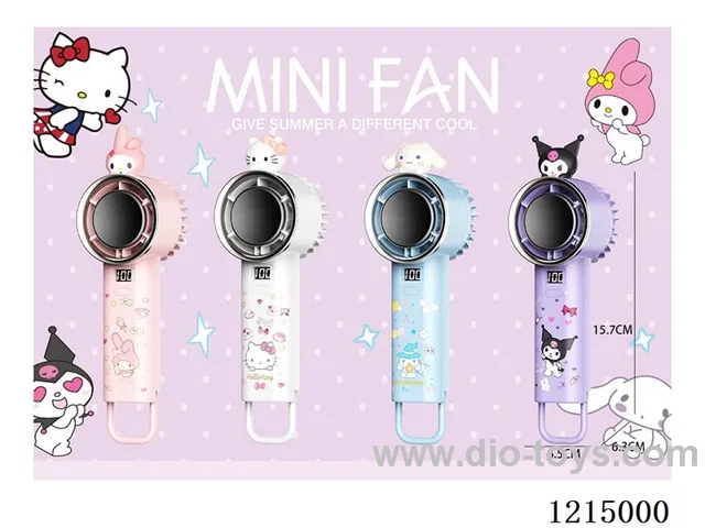 Sanrio Ring Buckle Digital Display Fan