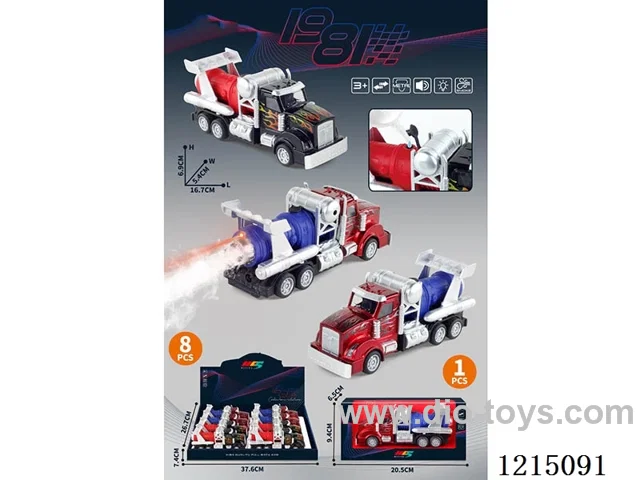 1:50 pull back  truck W L/M/spray