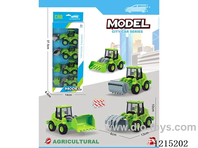 4PCS pull back car set