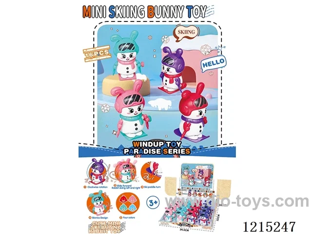 16PCS Chained Ski Bunny