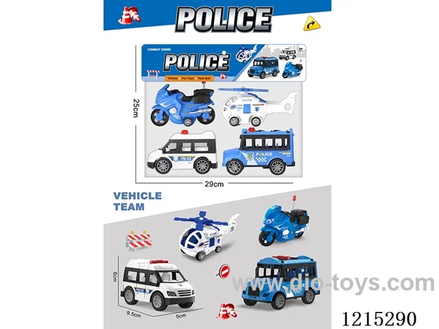 Pull Back Police Combo