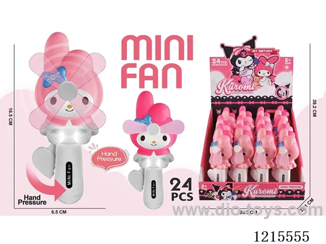 Hand-pressure fan 2-color mix (24PCS)