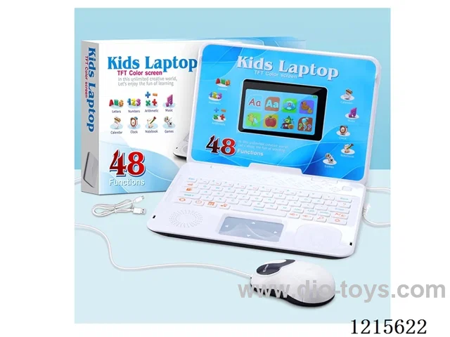 English 4.3-inch color screen learning machine 48 functions (blue) with lithium battery/USB cable