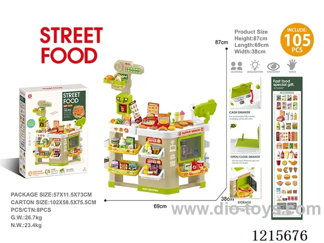 85PCS Supermarket counter W L/M