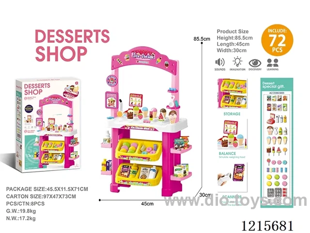 68PCS Supermarket Counter W L/M
