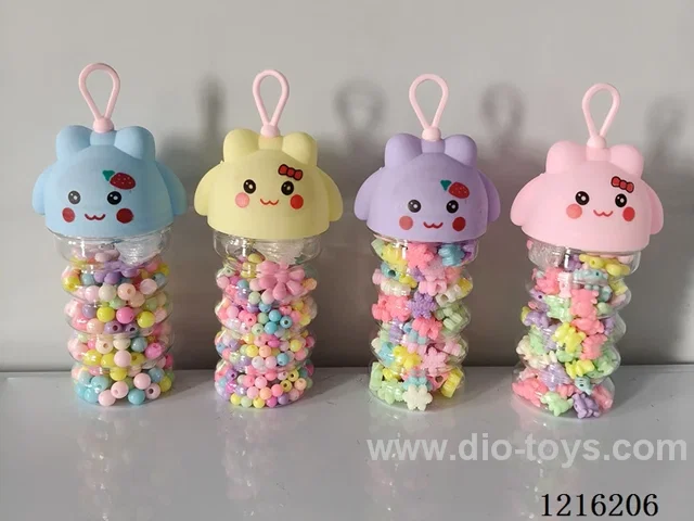 DIY Jewelry Set (Colorful beads + flower beads + wire)