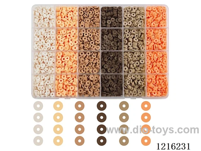 DIY Jewelry Set (Soft Pottery Flake + Wire (24 compartments))