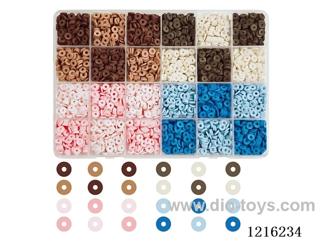 DIY Jewelry Set (Soft Ceramic Pieces + Wire (24pcs))