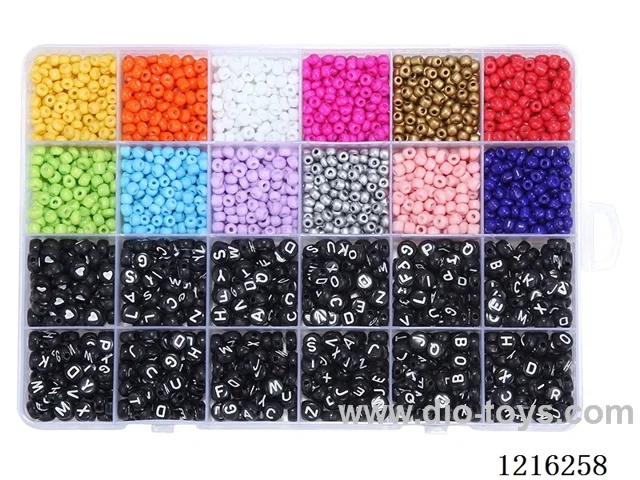 DIY Jewelry Set (4mm Rice Beads + Alphabet Beads + Wire (24 Gauge))
