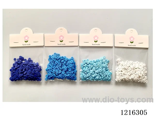 DIY Jewelry Set (DIY Soft Pottery Chip Beads - 4 Mixes)