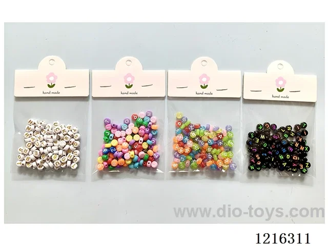 DIY Jewelry Set (Alphabet Beads - 4 Mixes)