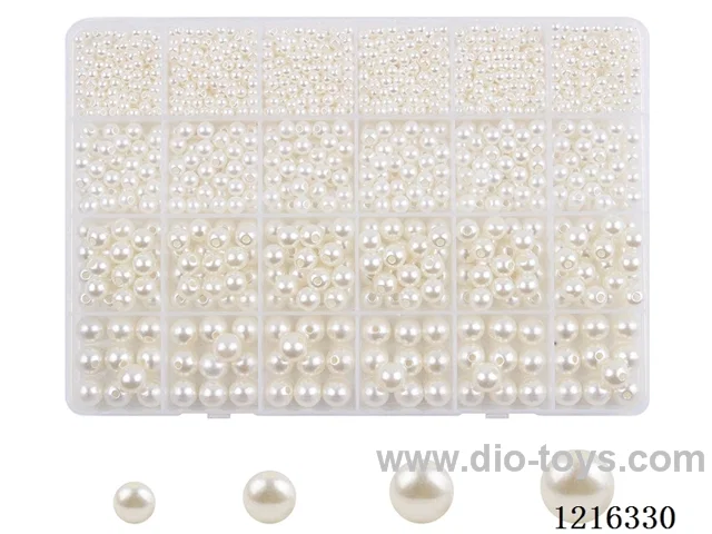 DIY Jewelry Set (4/6/8/10mm Pearls (24 compartments)-1 mixes)