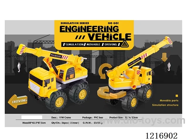 Free wheeling engineering cranes