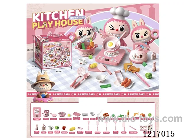 LABUBU Kitchen Gift Set with Lights and Sounds
