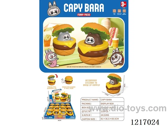 LABUBU Hamburger Press Cart