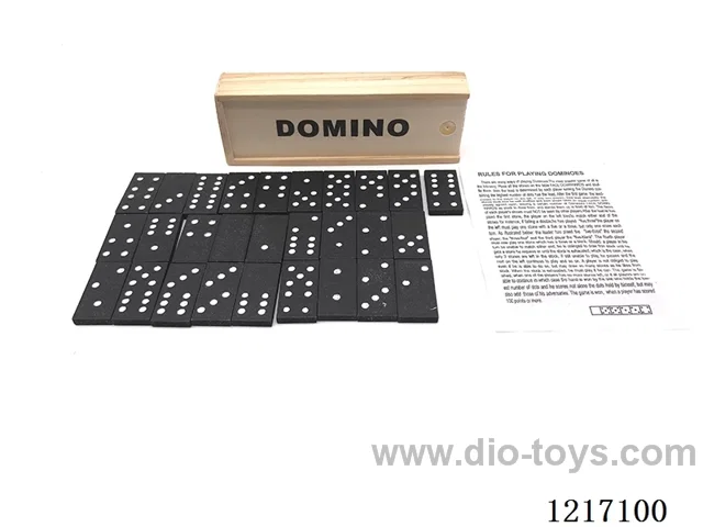 Boxed Small Wooden Dominoes