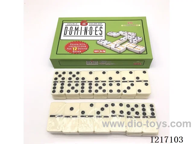 Color boxed dominoes