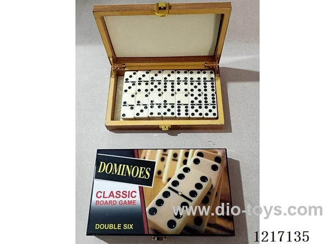 Wooden Box Dominoes