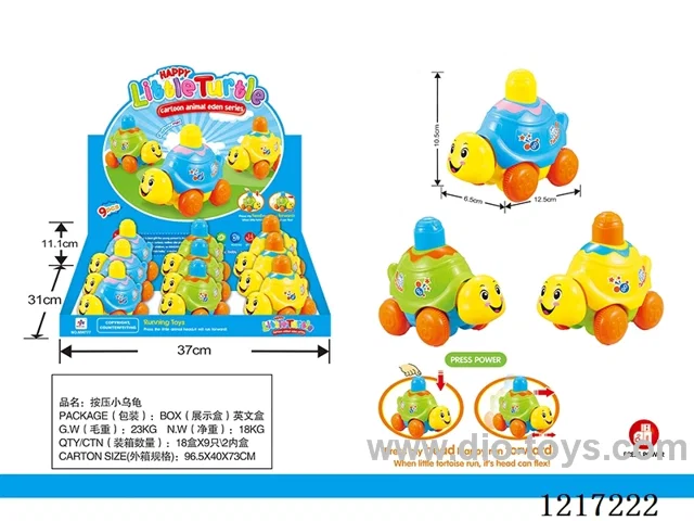Press running turtle