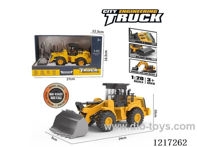 Inertia-Alloy 4-wheel inertia bulldozer (included battery)