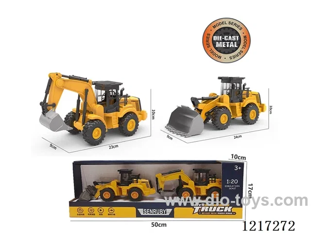 Inertia-Alloy bulldozer + excavator (included battery)
