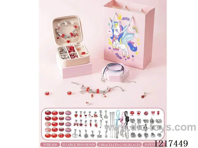 Pandora DIY Unicorn Red Set(34PCS)