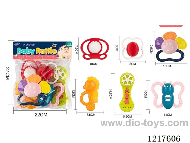 6PCS baby rattle
