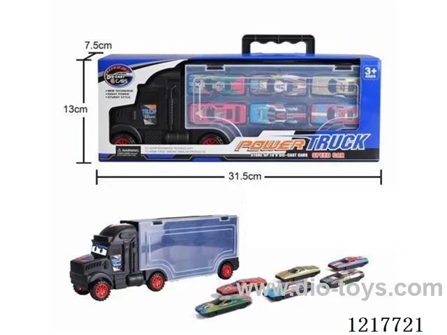 Portable Container Car + 6 Light Alloy Cars