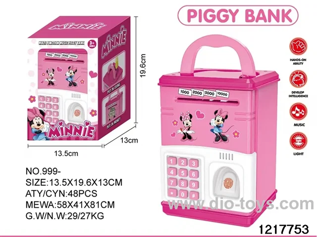 Fingerprint piggy bank