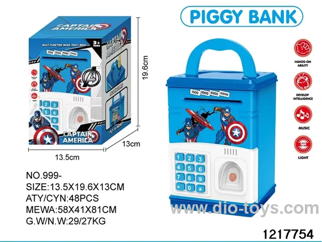 Fingerprint piggy bank