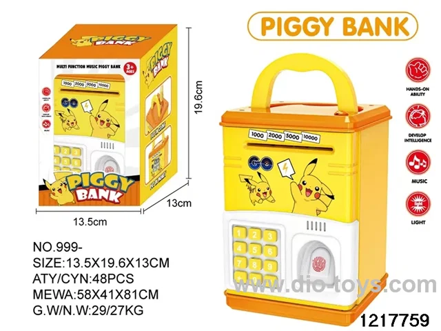 Fingerprint piggy bank