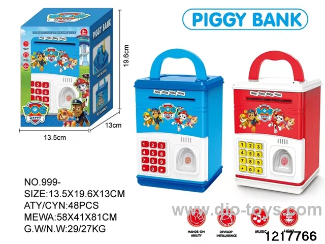 Fingerprint piggy bank