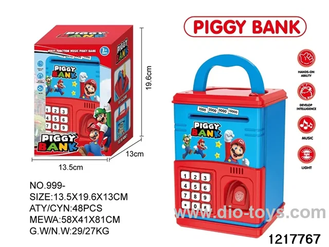 Fingerprint piggy bank