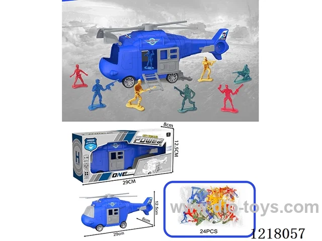 Stowage Police Scenario Inertia Transport + 24 Soldiers