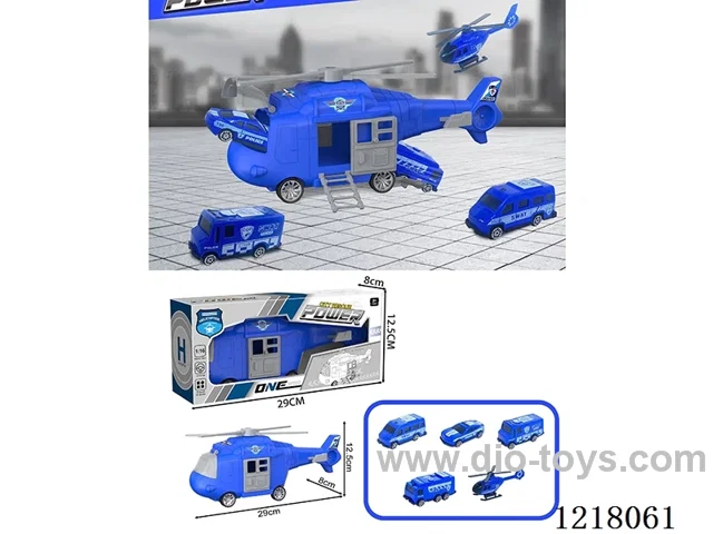 Stowage police Inertia transports + 5 helicopter cars