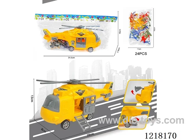 Stowage Rescue Scenario Inertia Transport Aircraft + 24 Soldiers