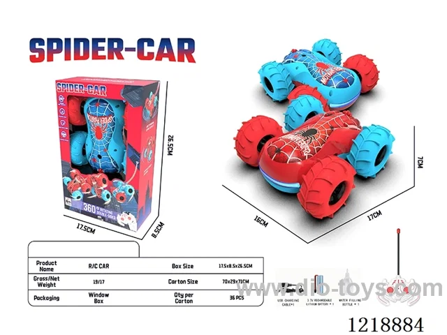 rc stunt car with spary included battery 2 colors mixed