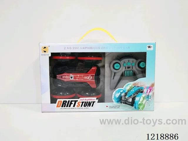 2.4G 6ch rc stunt car (amphibious) included battery