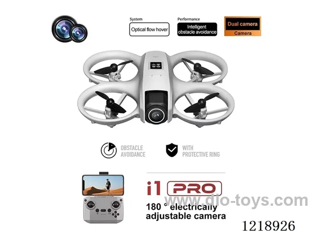 2.4G 4ch 4K HD Camera Drone Included Battery - Gray