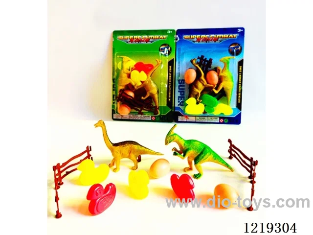 Dinosaur*2, Ducks 4, Eggs*2, Fence 4 pieces