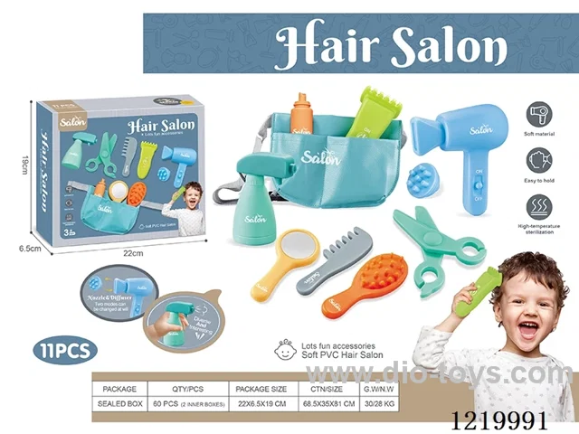 Soft Gel Play House Hairdressing Set
