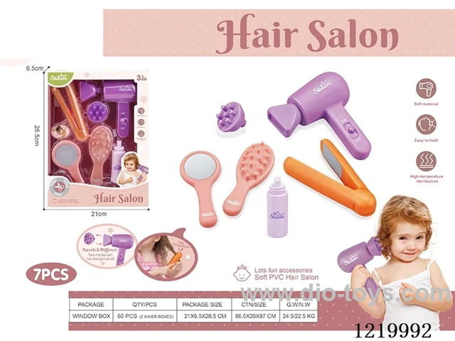 Soft Gel Play House Hairdressing Set